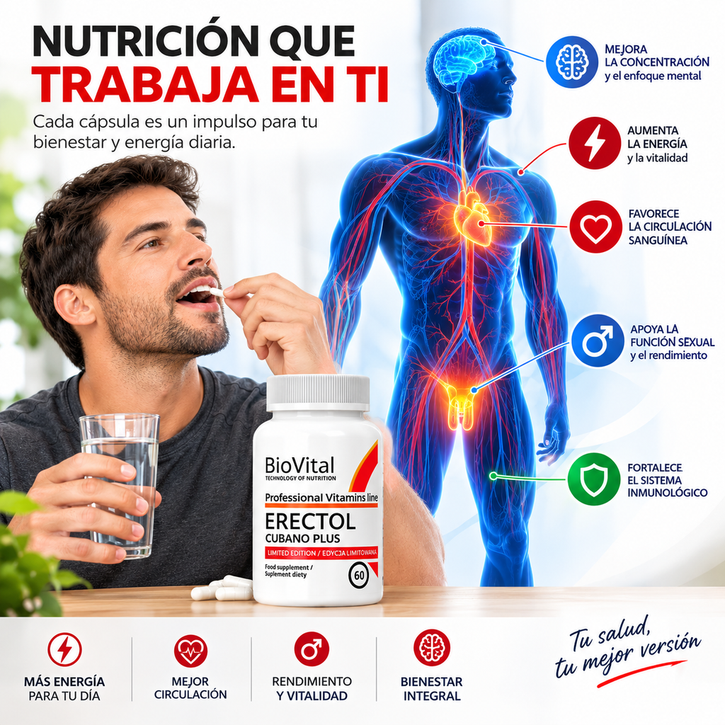 Erectol Suplemento Masculino