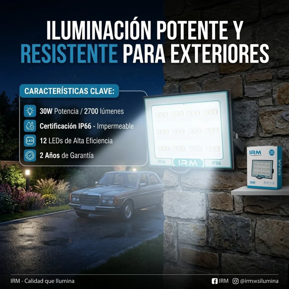 Foco led de 30w