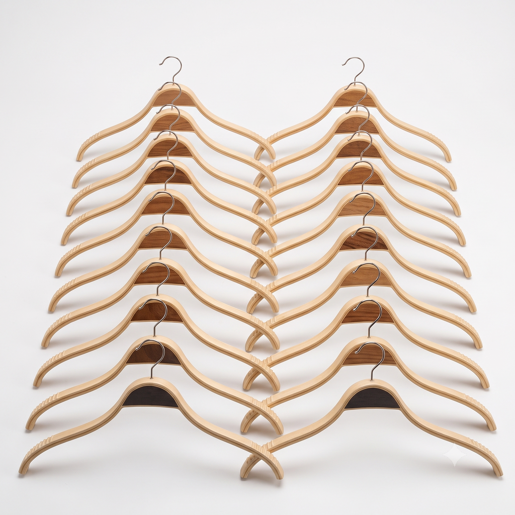 Colgadores de madera Pack 20