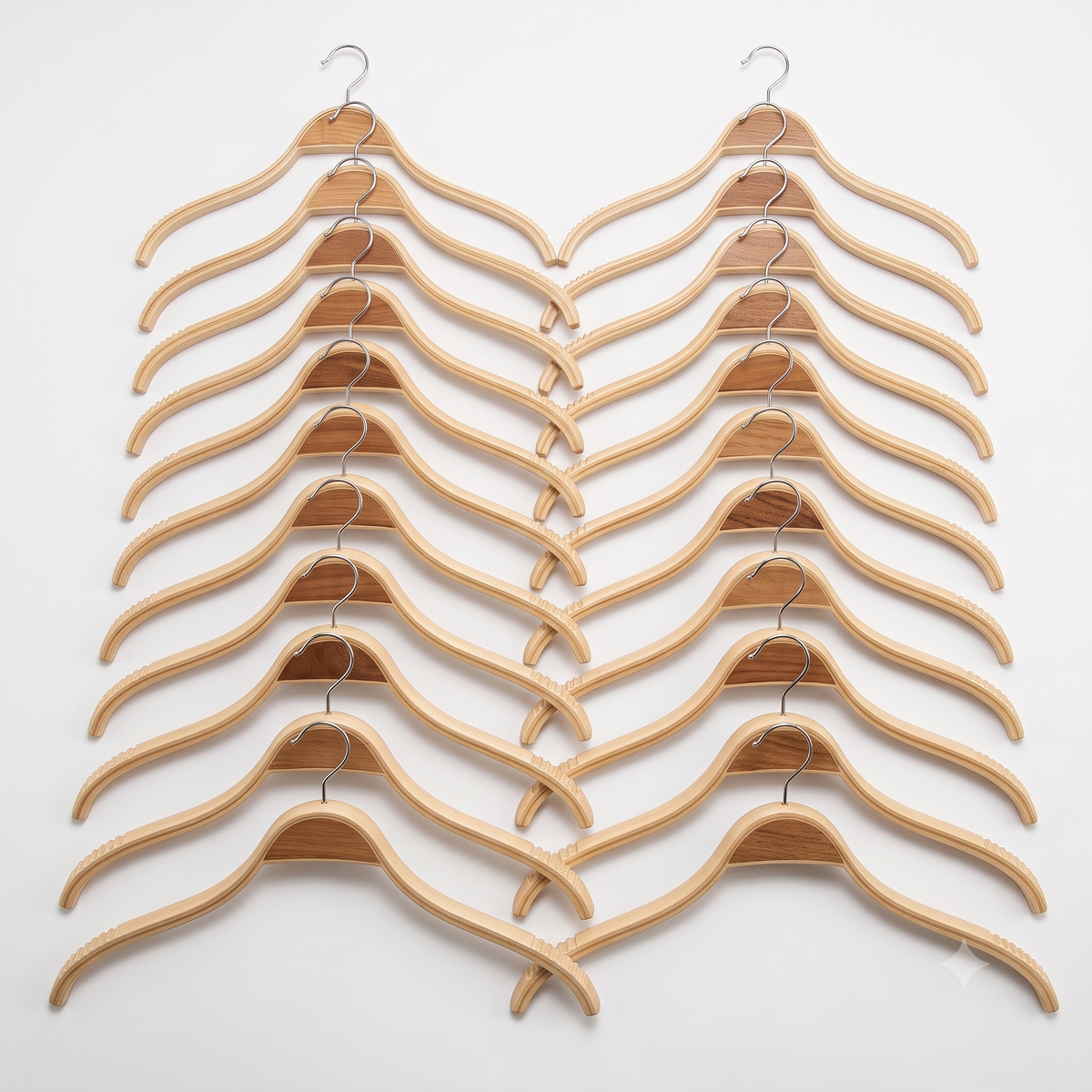 Colgadores de madera Pack 20